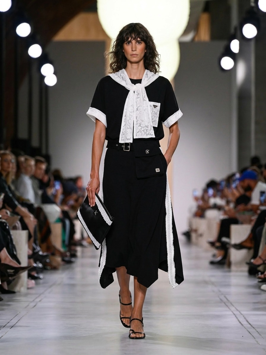 歐洲連帽披肩衫 M619421