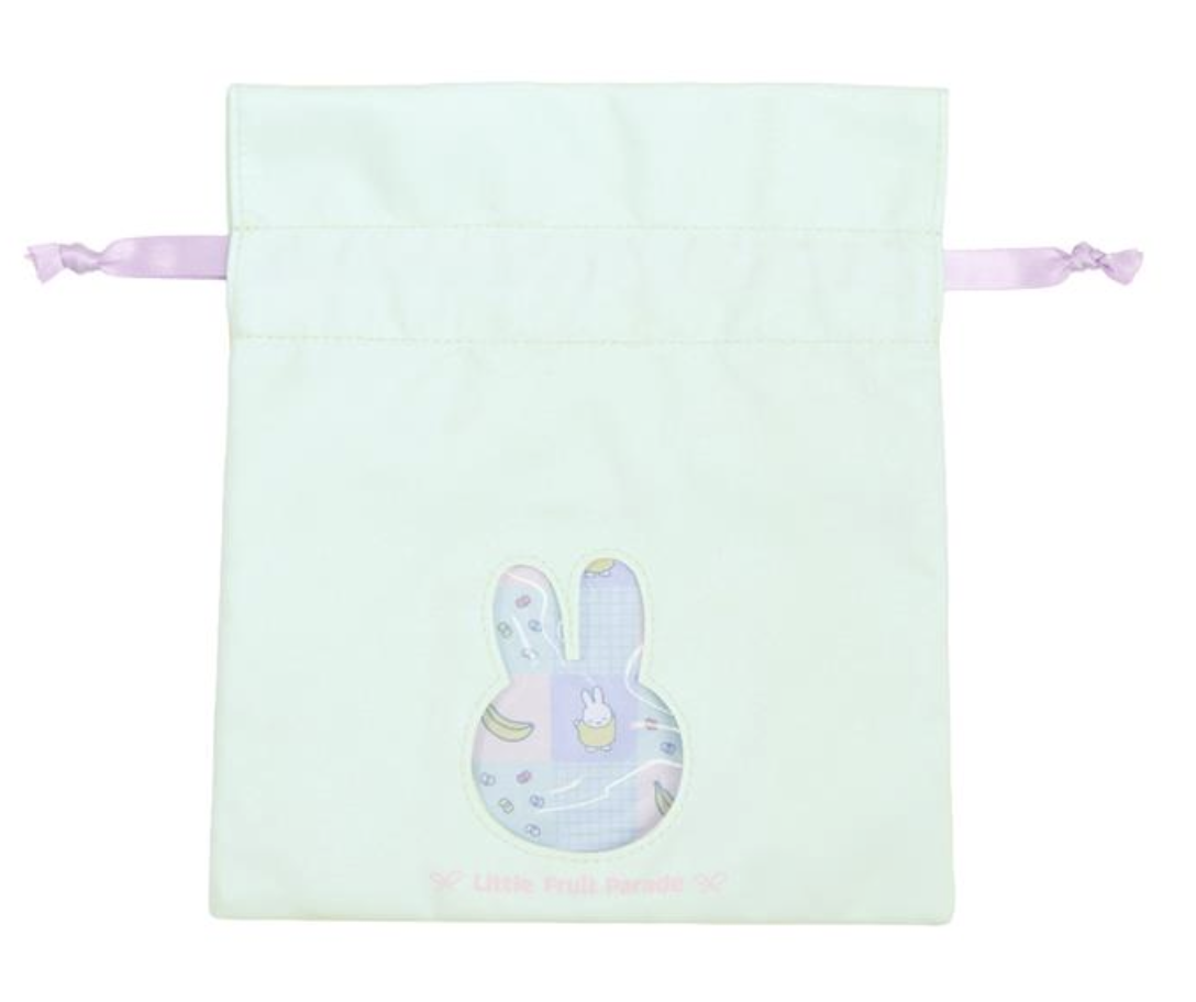 🐰Pre Order  - miffy 聯乘限定 Little Fruit Parade 索繩袋 / 透明 zipper Pouch  ( 📦 大約 5月中到貨, 若遇到缺貨或其它因素貨期會延遲 ）