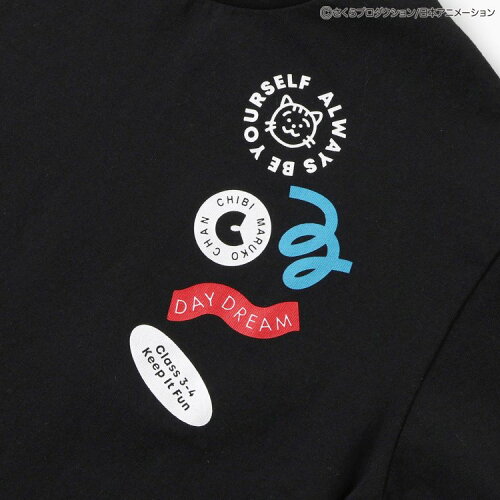 🆕【⭐訂購⭐】🇯🇵  日本直送🌀#櫻桃小丸子 霓虹風格 手繪圖案 長袖TEE［2款選］🌀[ELCA-0210S][260423]