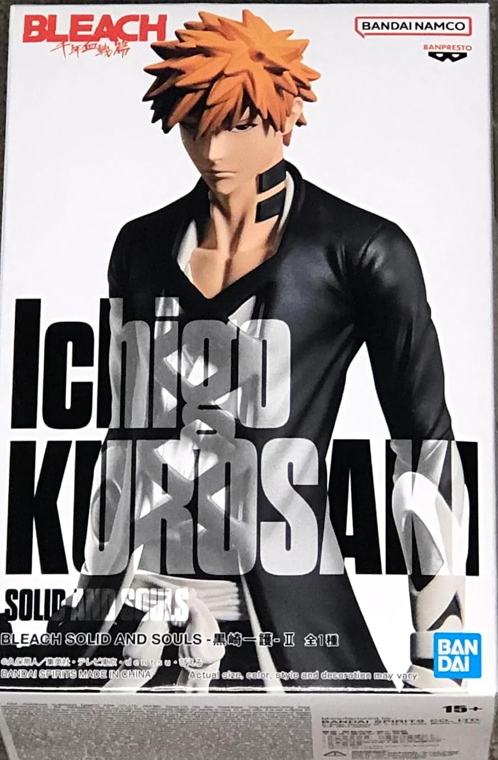 Banpresto, Solid and Souls Figure: Bleach, Ichigo Kurosaki II 死神 黑騎一護