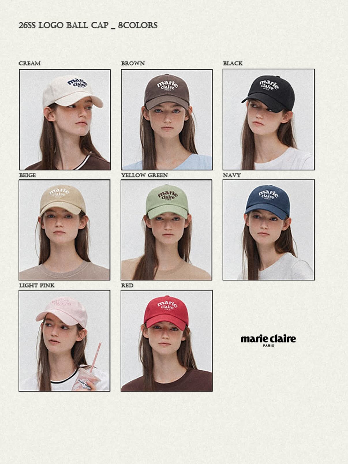 Marie Claire Logo Ball Cap