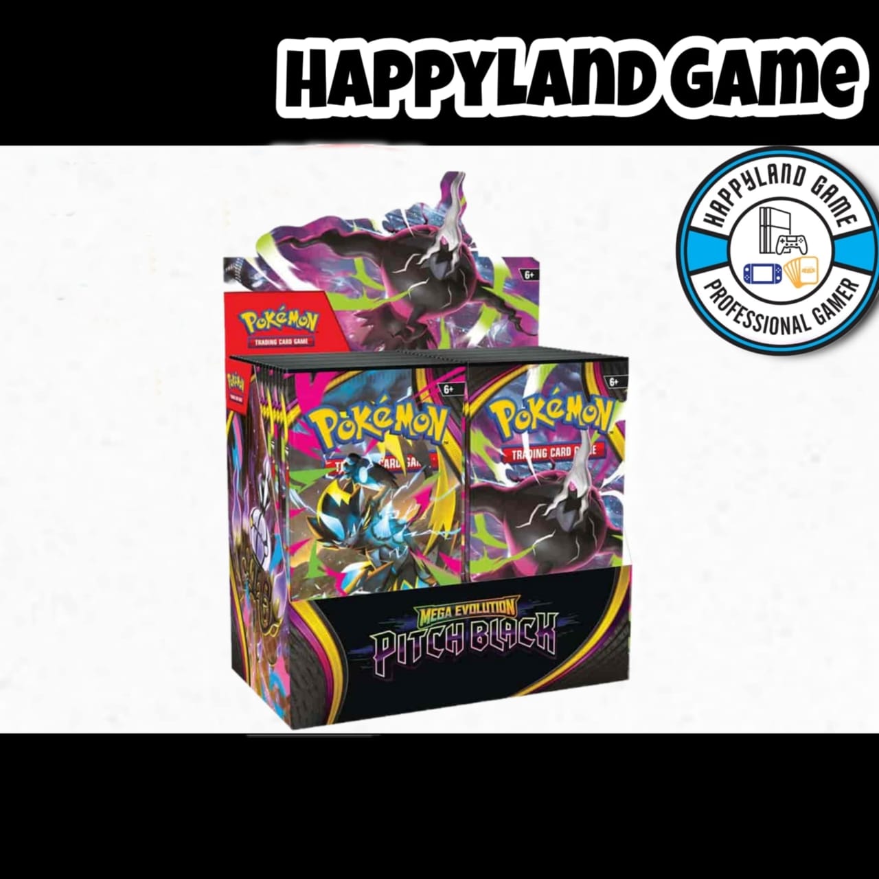 Pokemon TCG Card Game Mega Evolution : Pitch Black - 36CT Booster Box (ME05) 