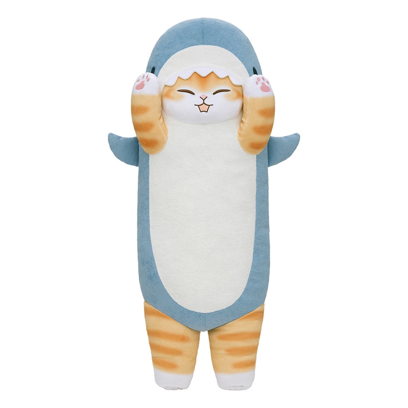 🌸 【預訂】Shark Cat Cushion - Mofusand Board Shark