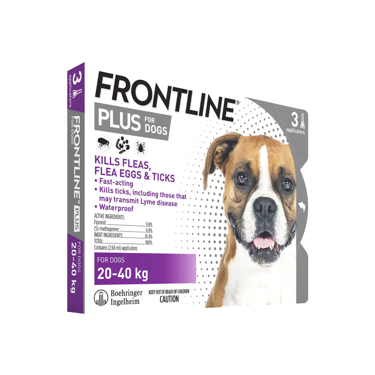 FRONTLINE Plus 犬用滅蚤滴劑 3枝