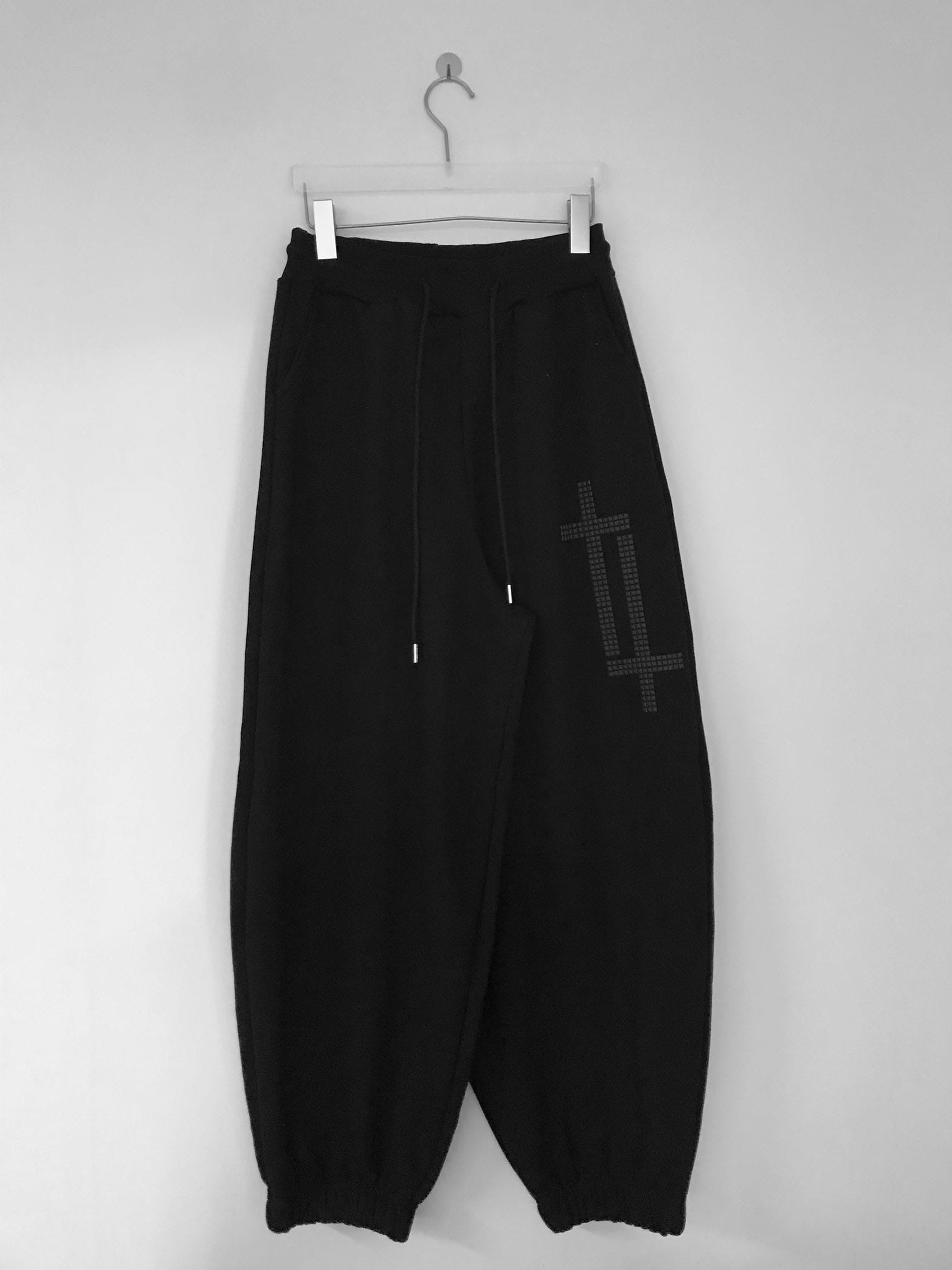 Cross Studded Cuffed Sweatpants