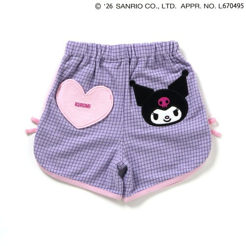 🆕【⭐訂購⭐】🇯🇵日本直送🌀#Sanrio 格紋 心形口袋 可愛刺繡 短褲［4款選］🌀 [ELDA-0264][260529]
