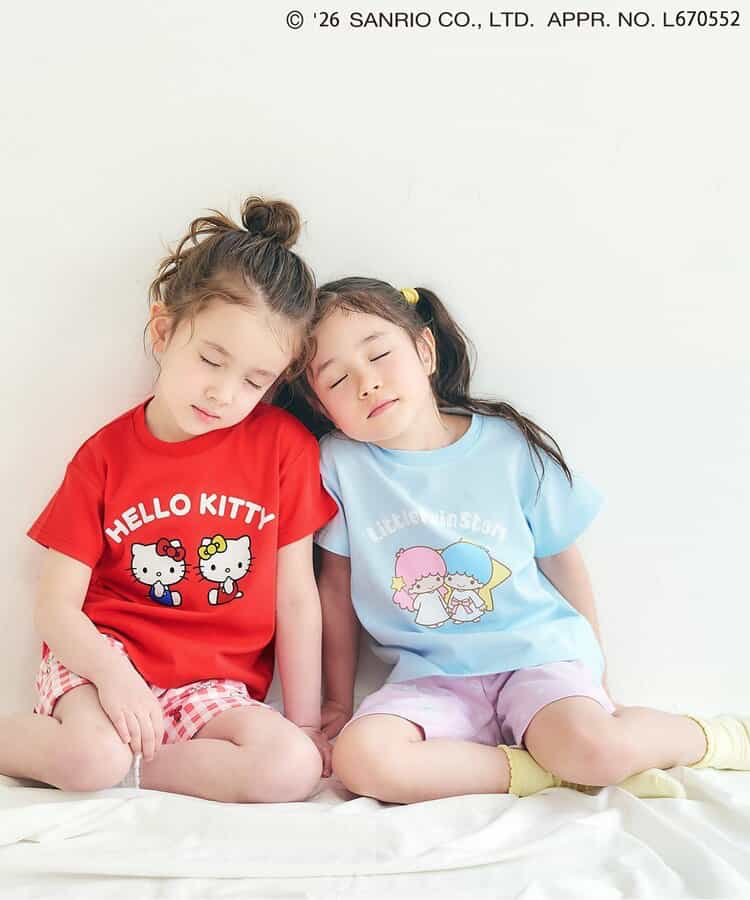 🇯🇵預訂 日本直送🇯🇵Apres les cours x Sanrio系列七色人物印花清涼觸感短袖家居服上下套裝