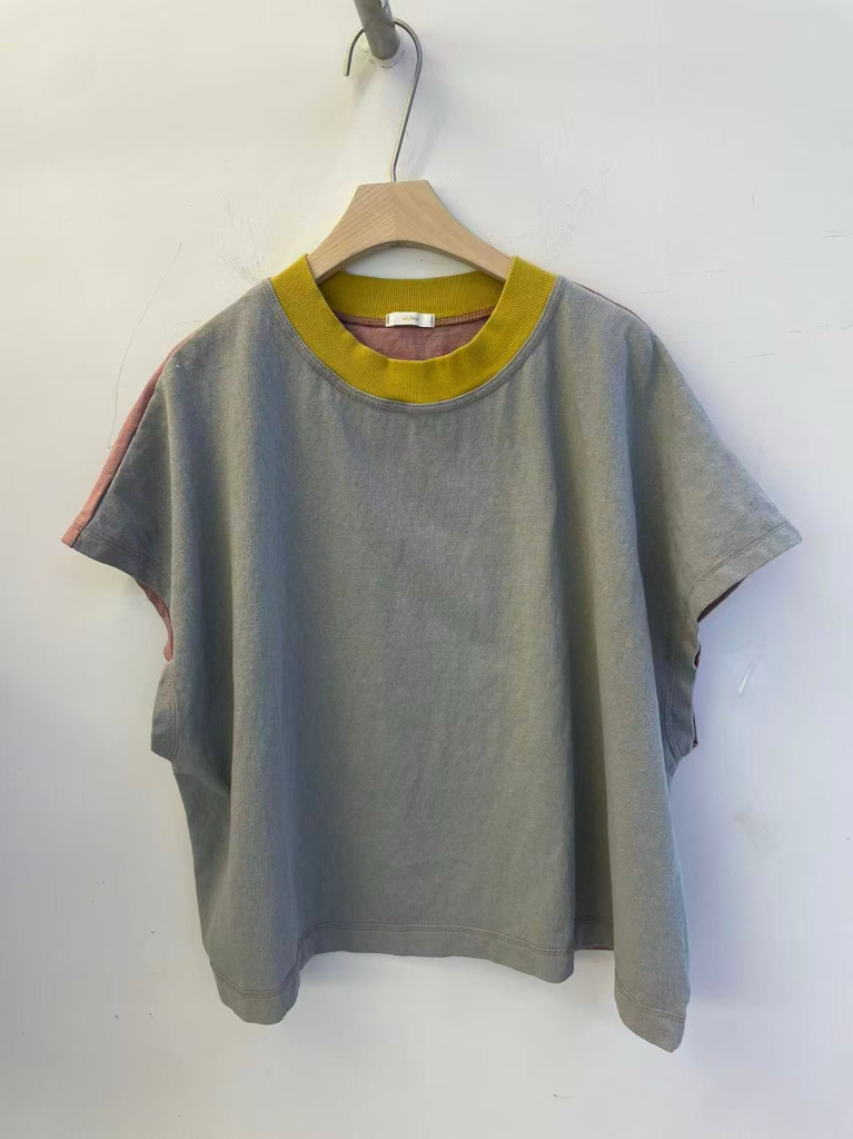 XNN OX 夏季撞色top