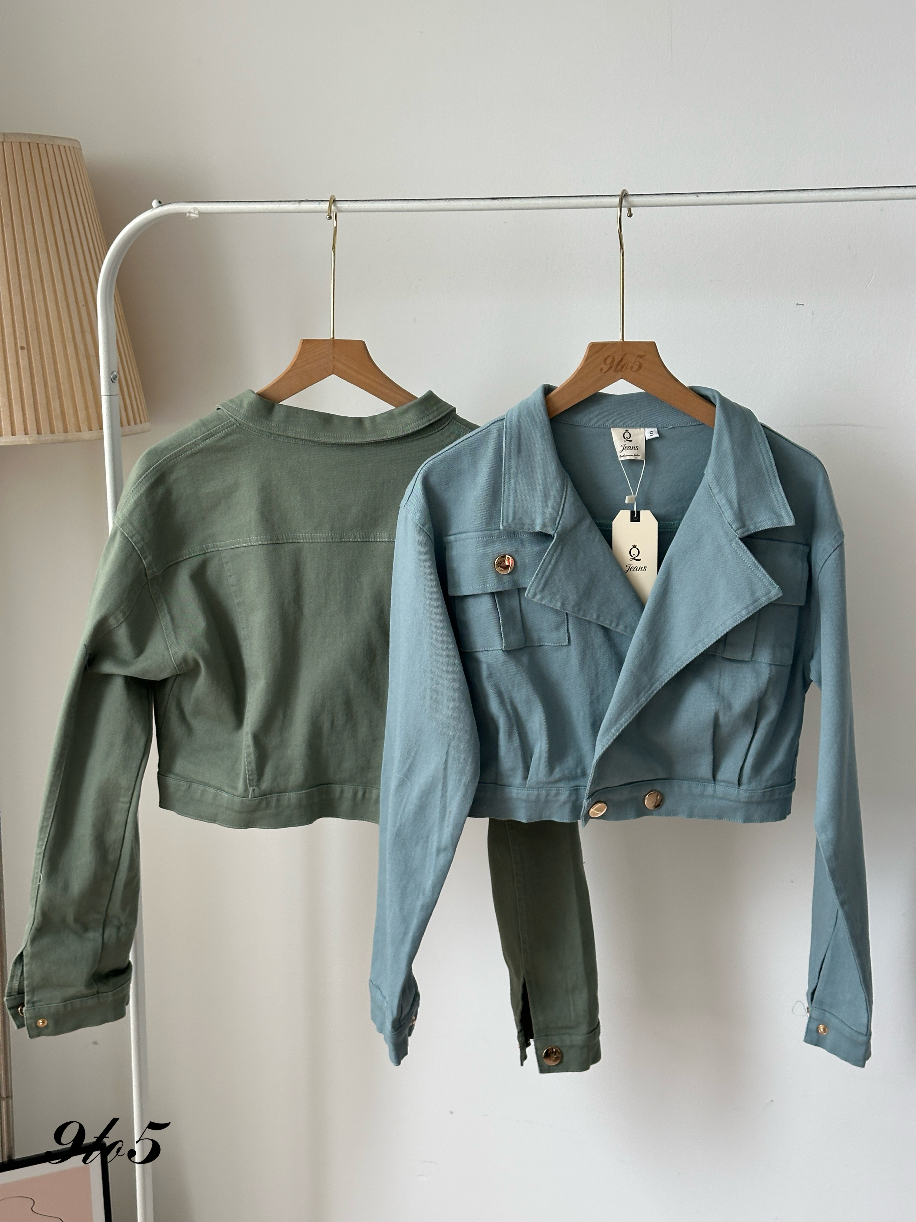 T3968 Long Sleeve Denim Jacket - 4 Colors