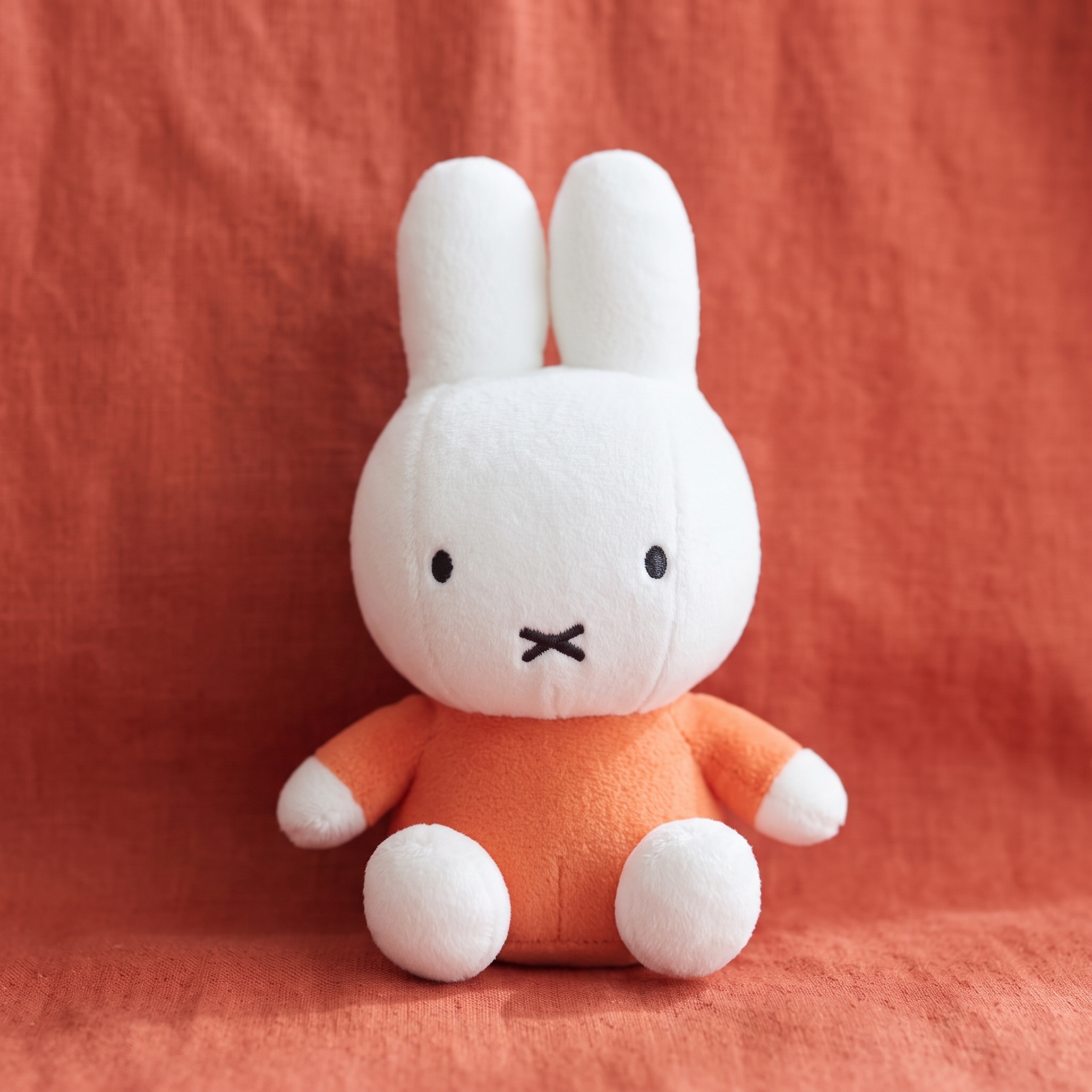Miffy - 坐姿公仔 (橙色裙子款)
