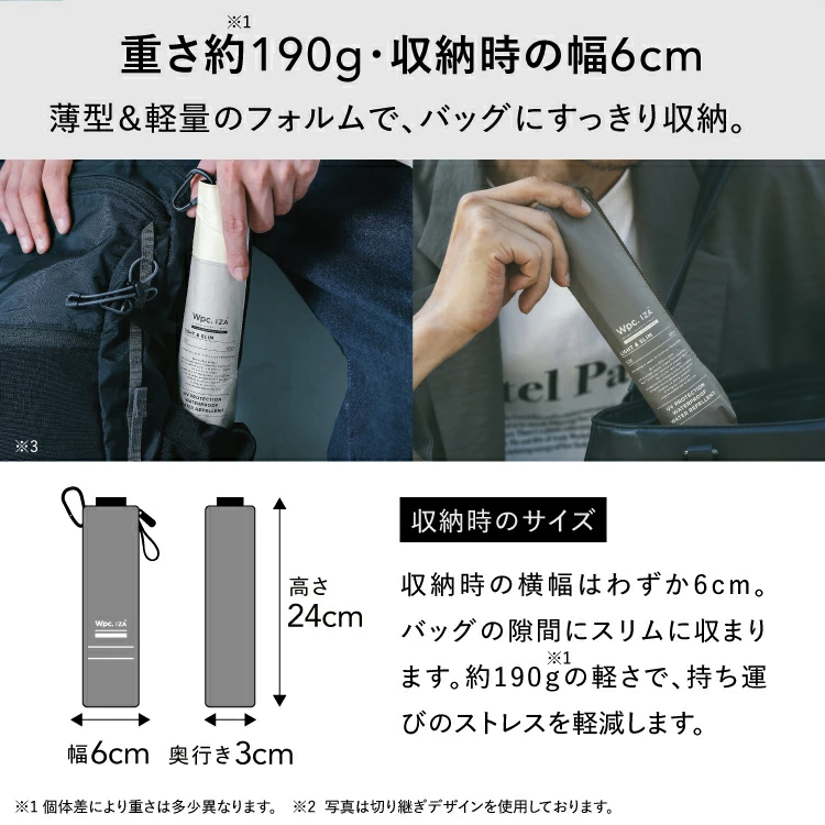 ☔日本直送 Wpc IZA 晴雨兼用 輕薄款縮骨遮｜100% 防曬降溫 UPF50+  | Light & Slim 100% Shading Umbrella☔