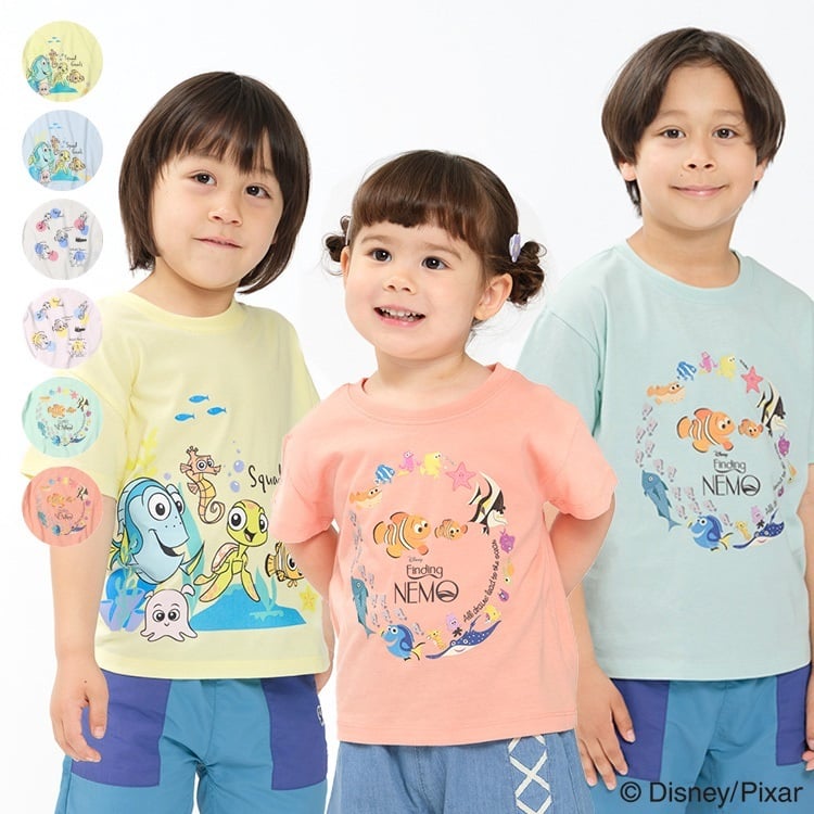 🆕【⭐訂購⭐】🇯🇵 日本直送  🌀Finding #Nemo 純綿印花短袖T恤［6款選］🌀[ELFA-0153] [260719]