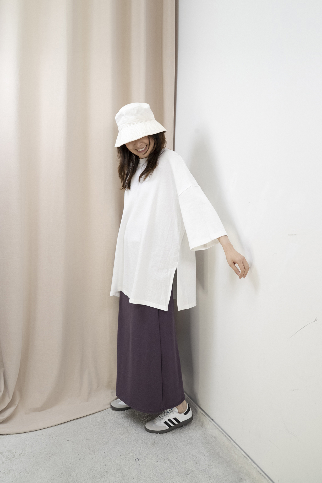 舒適棉不勒肚直順半身裙（5色）