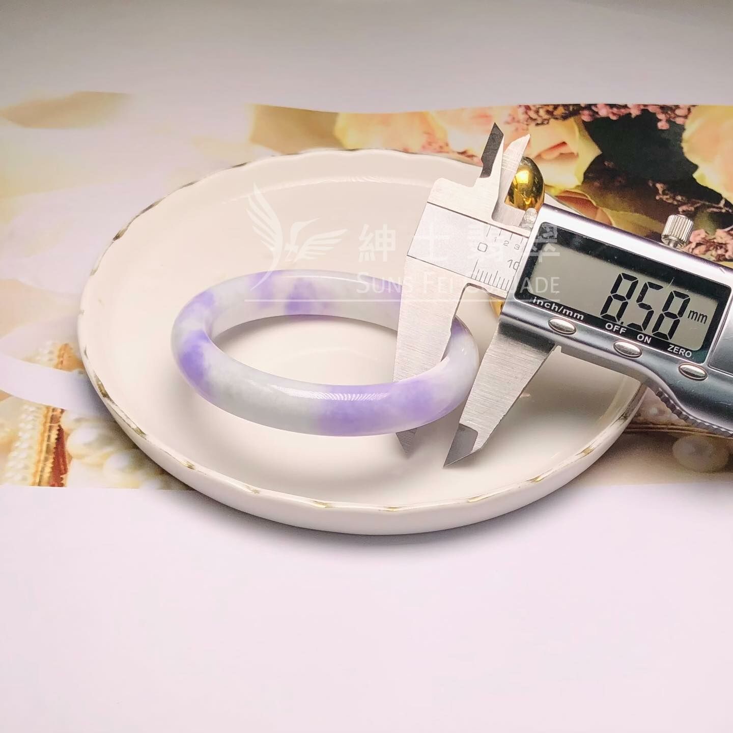 木那濃色藍紫福鐲52.7mm