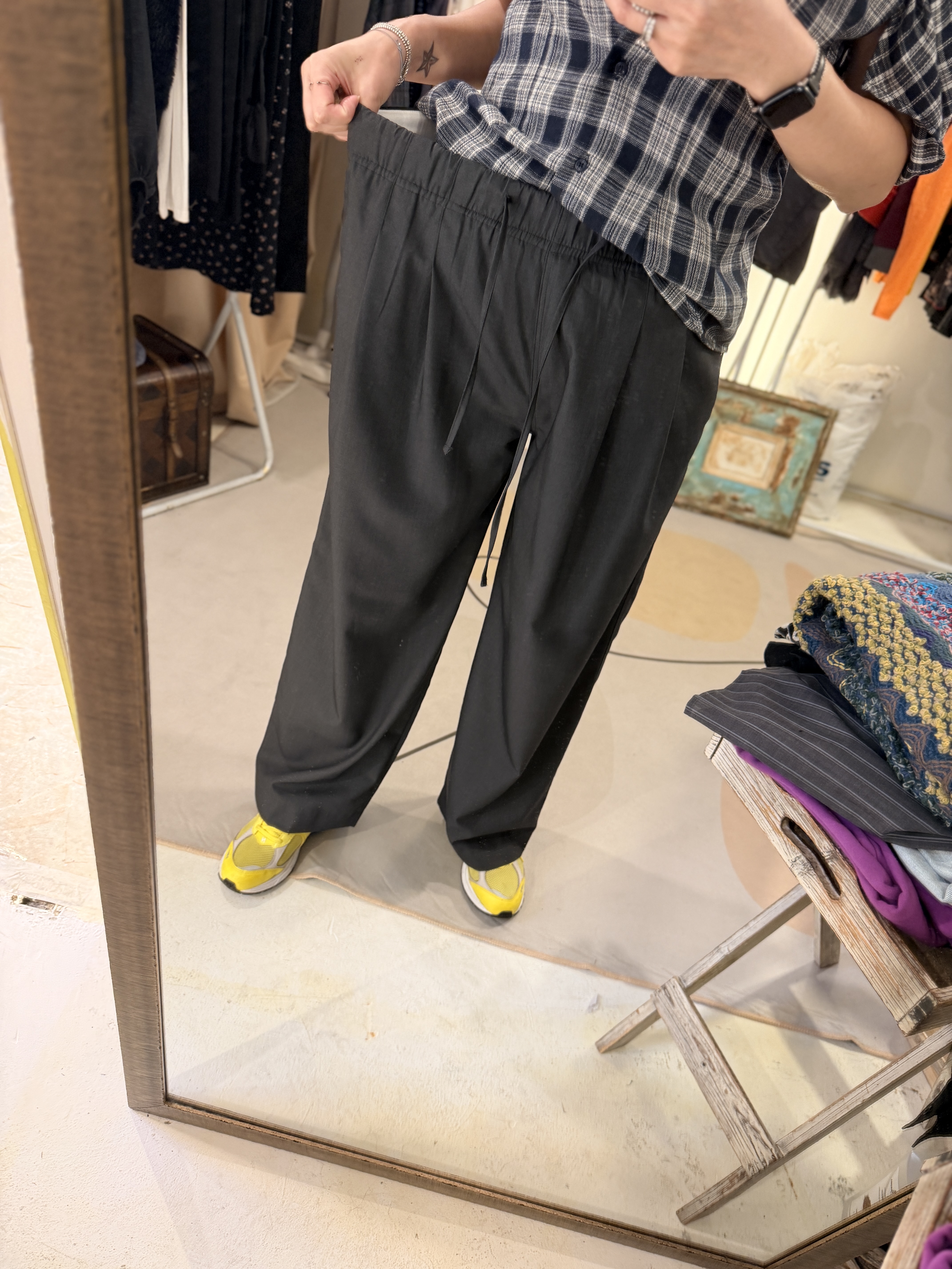 Elastic waist pants