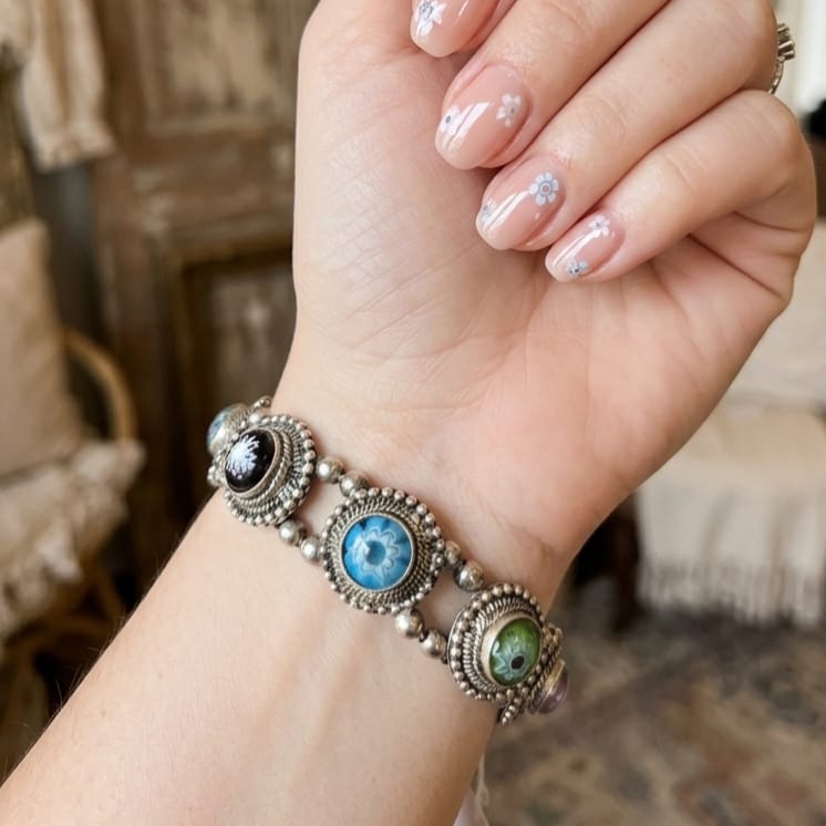 印度玻璃珠復古手鏈