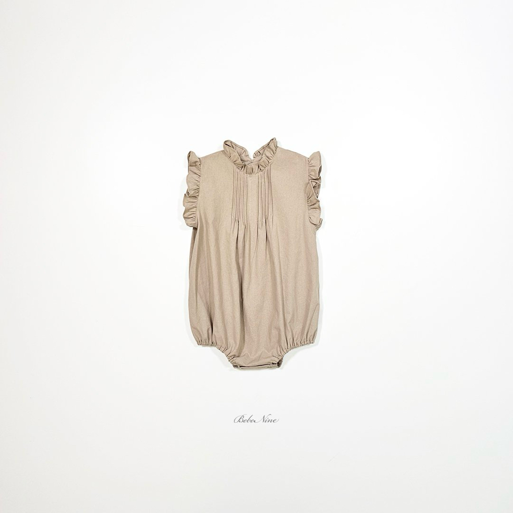 ☀️預訂 韓國直送☀️🇰🇷Bebenine三色摺皺荷葉邊背心包屁衣