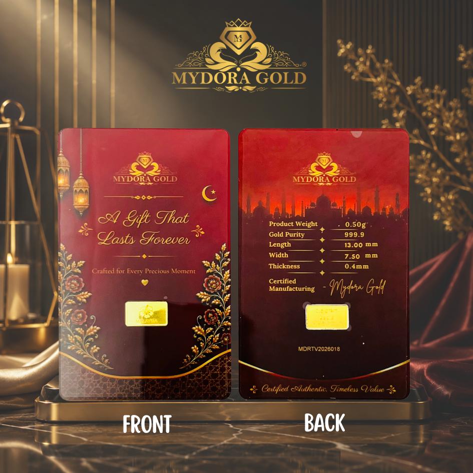 MYDORA 999.9 Gold Bar 0.5g AGift Series