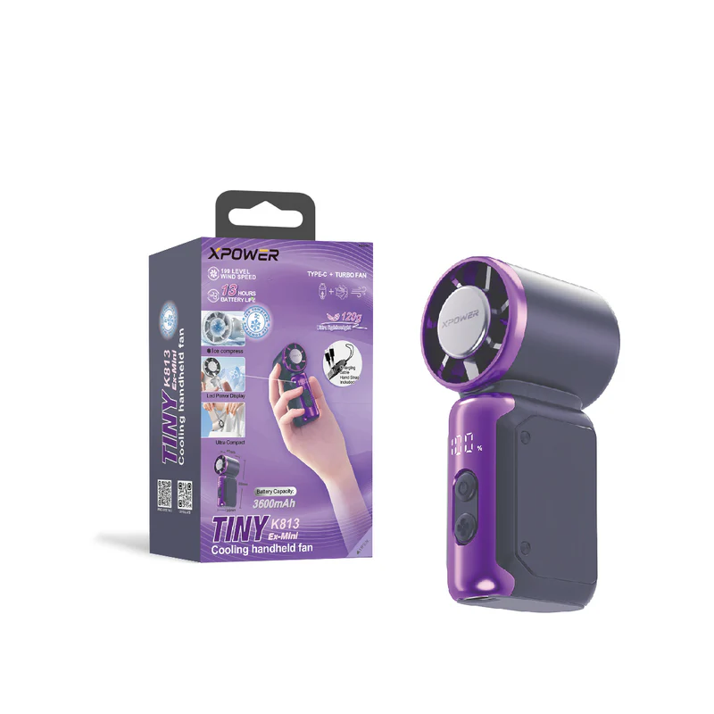 XPower MINI K813超迷你冰感手持風扇 K813 XPower MINI K813 Ultra-Mini Cooling Handheld Fan K813