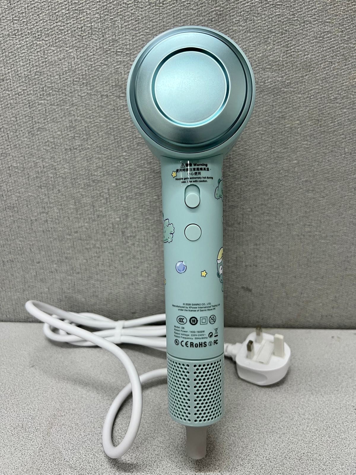 🌈 XPower x Sanrio 水怪 Power wind Mini D9 負離子風筒💕