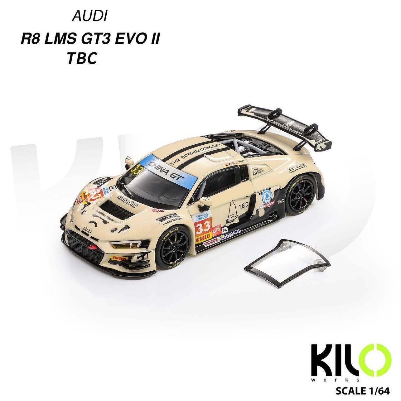 (預訂 Pre Order) KILOworks (KLW0036-17) R8 lms GT3 EVO II TBC