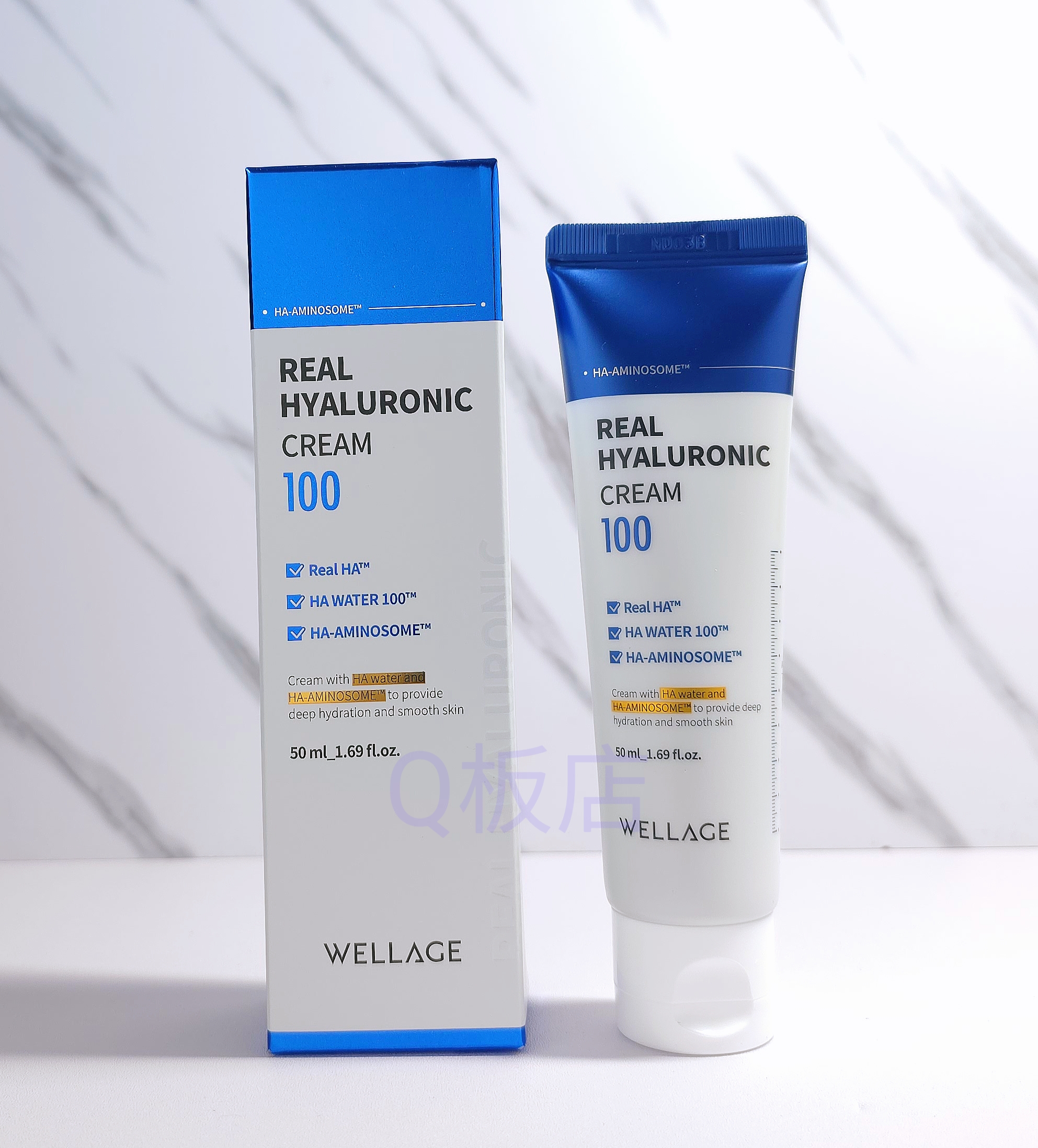 Wellage唯拉珠100%透明質酸保濕面霜 50ml