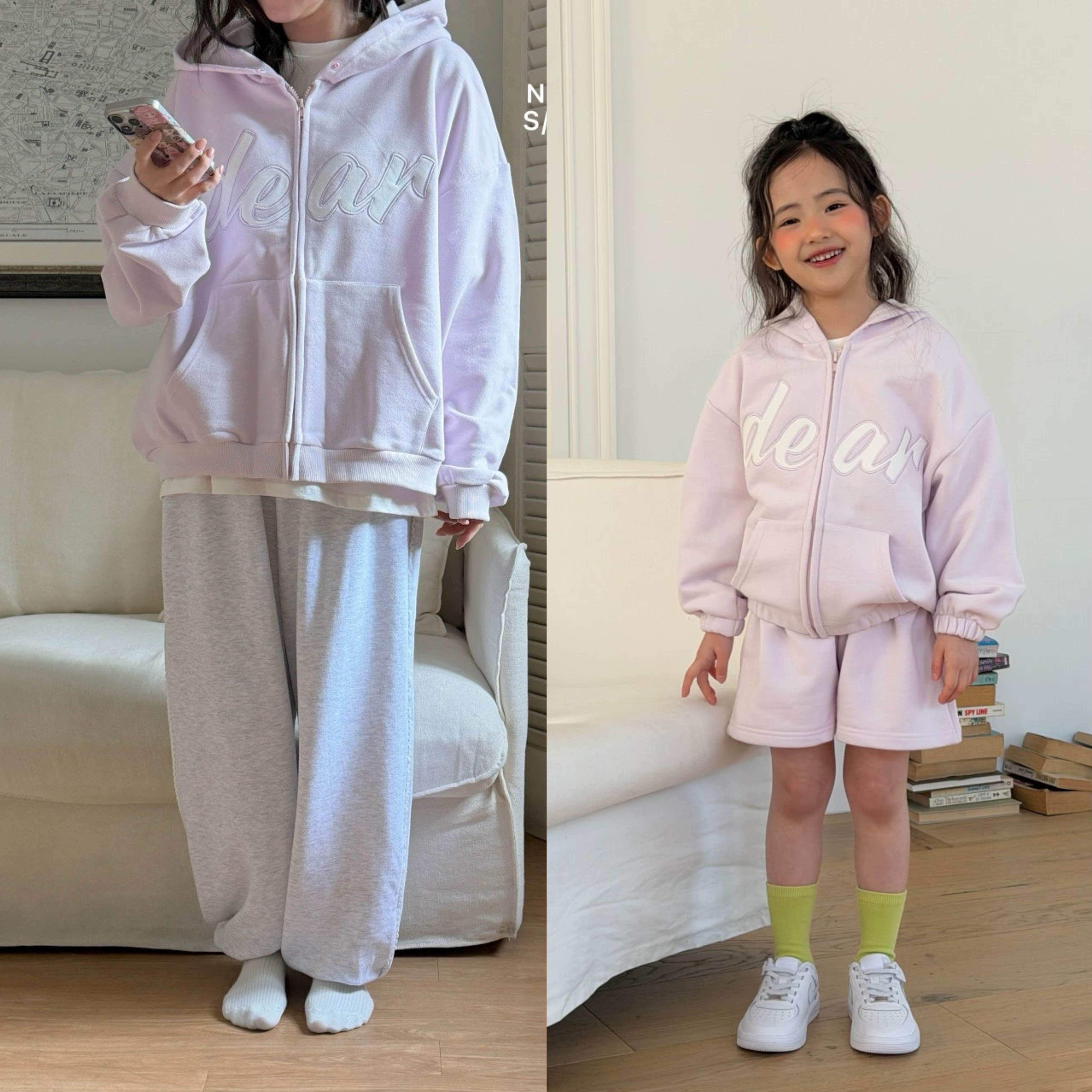 🇰🇷ninibello hood zip up親子