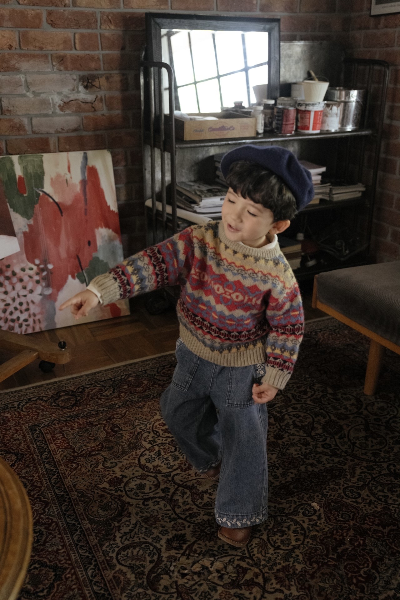 Adeline Multi Wool Knit with Adult