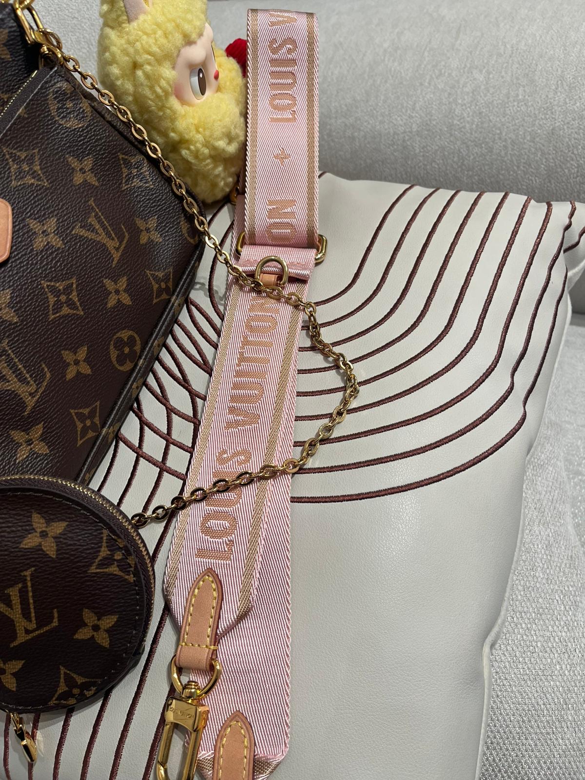 Lv Multi Pochette Accessoires 5合1 100%Authentic ,95%new ✅dust bag✅strap✅box 