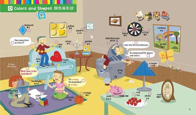 《Go! English Pictures 高飛英語大圖典》📖 （廣東話+英文+普通話）