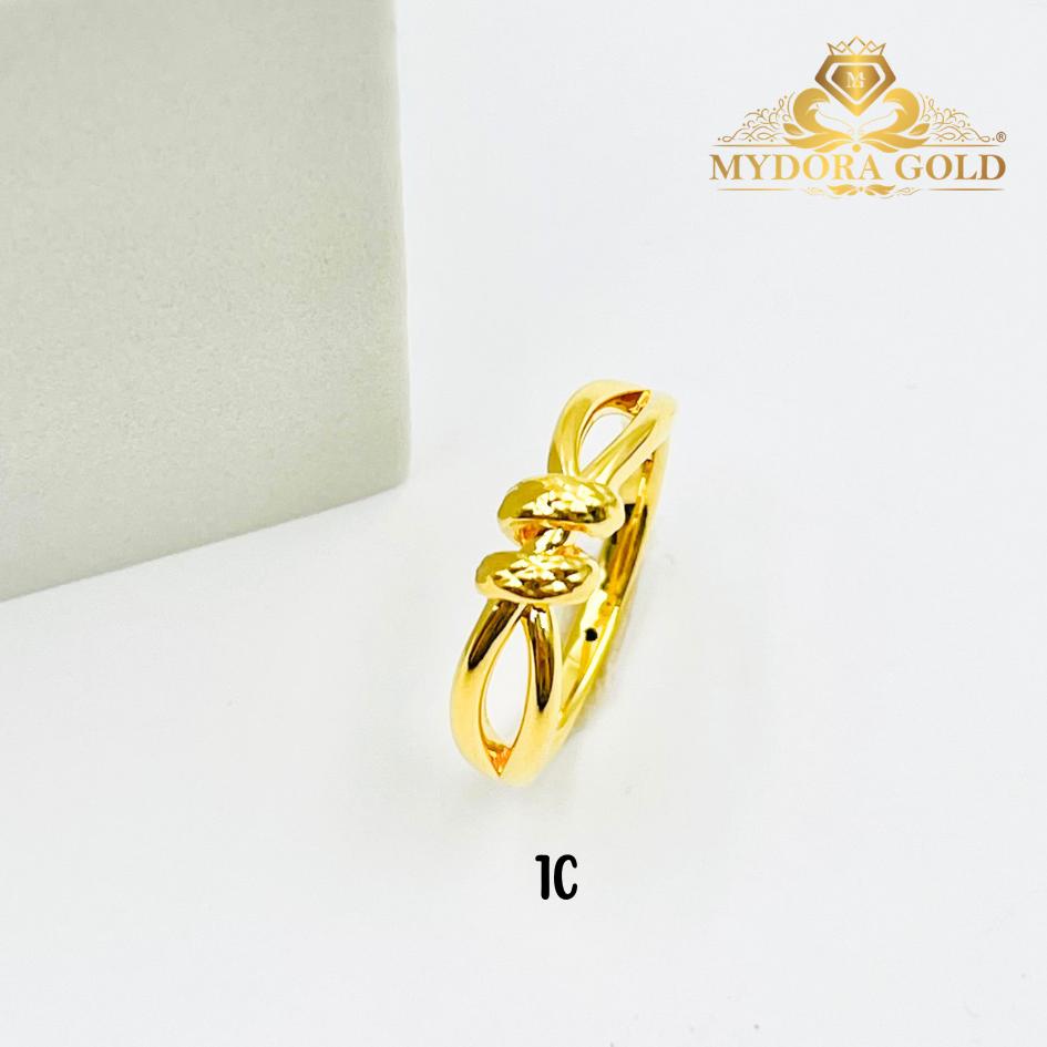 MYDORA Cincin Golden Knot (5G) l EMAS 916/22K