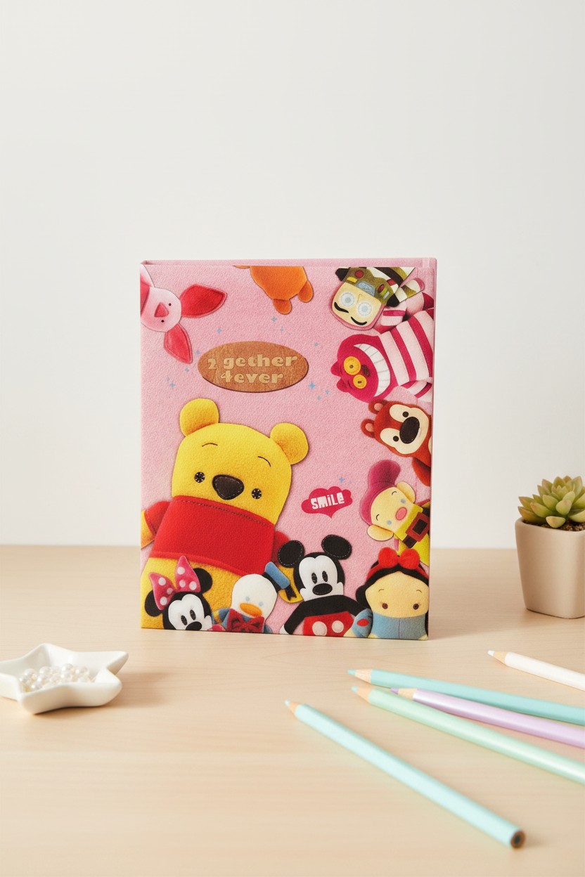 B5 26孔活頁筆記  Winnie the Pooh 維尼熊 (DPNB-262C)