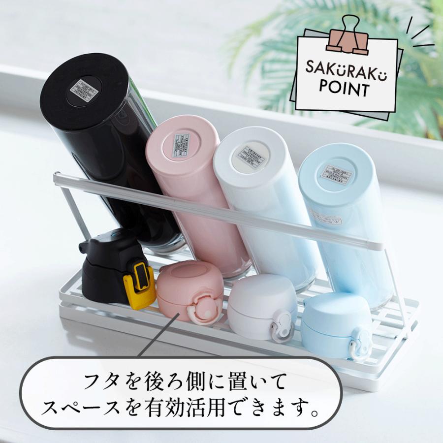 🔥🔥【日本直送《SAKURAKU》水樽瀝水架＋抗菌吸水墊套裝】