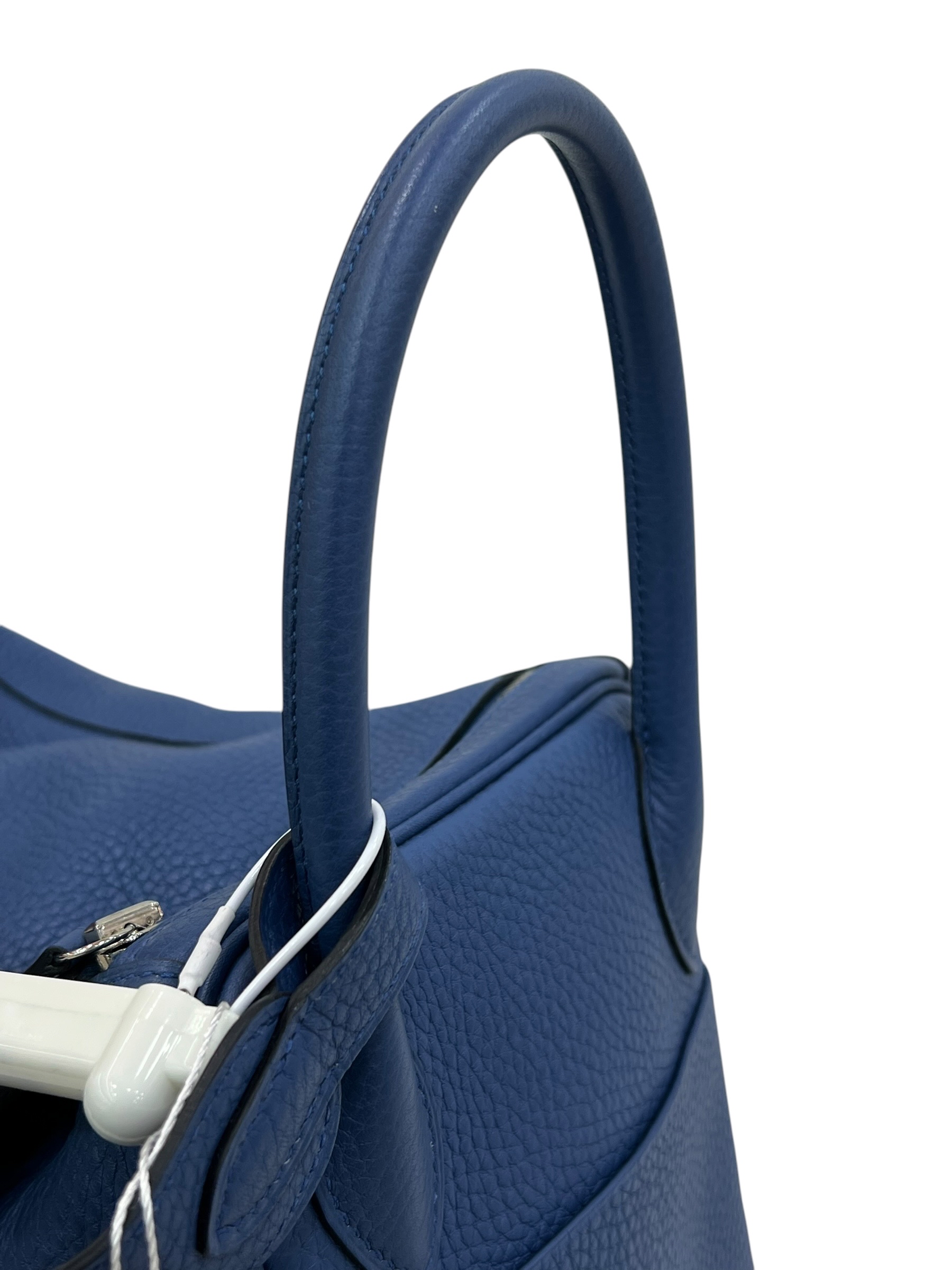 Pre-Owned HERMÉS Lindy 30 瑪瑙藍Stamp X / Product Code: 070851