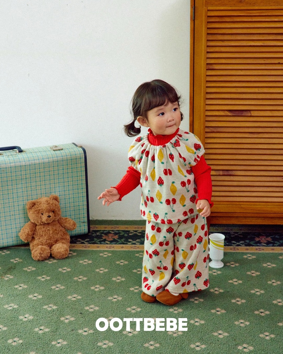 OOTT | Cherry Puff Knit Set
