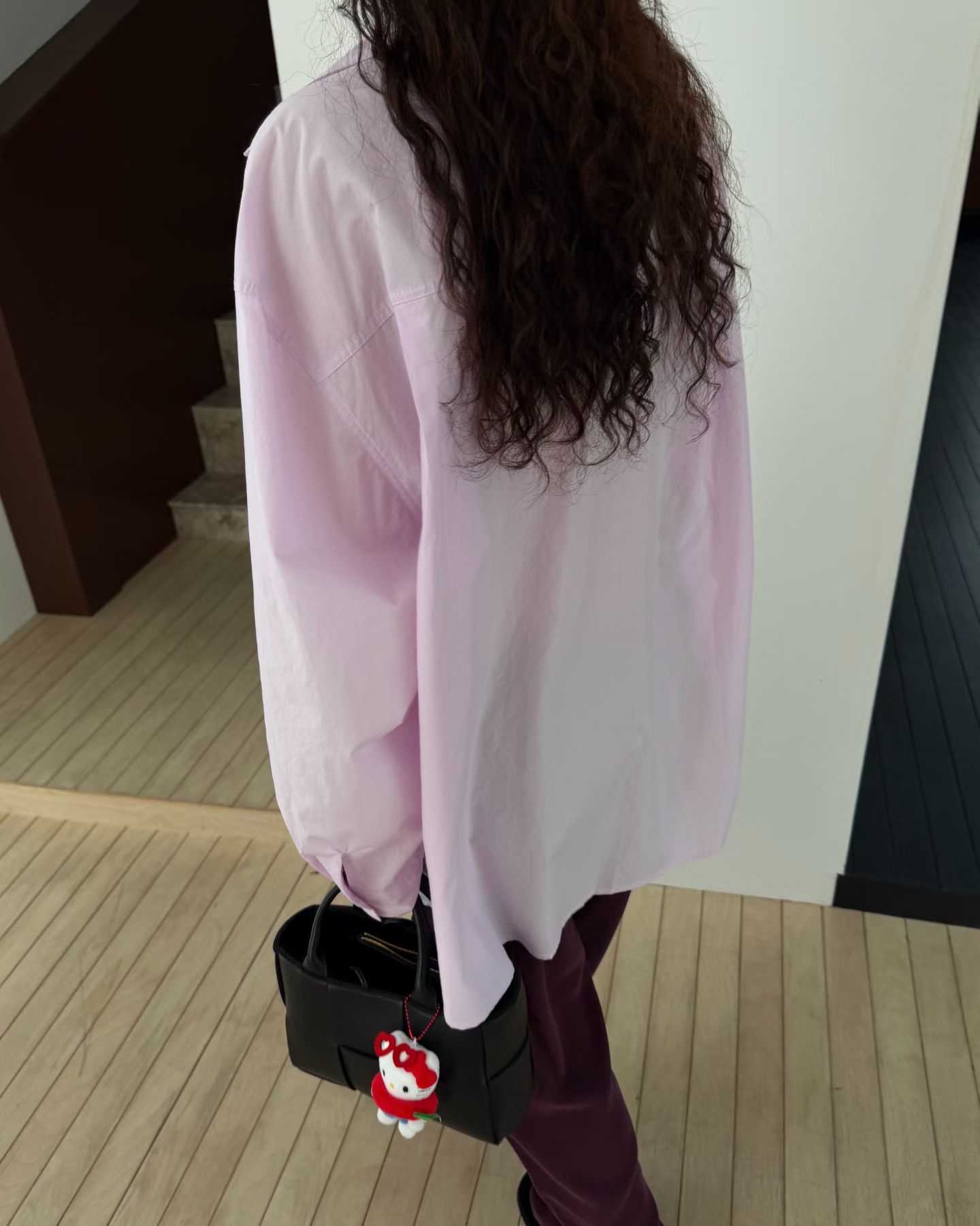 The pink shirt
