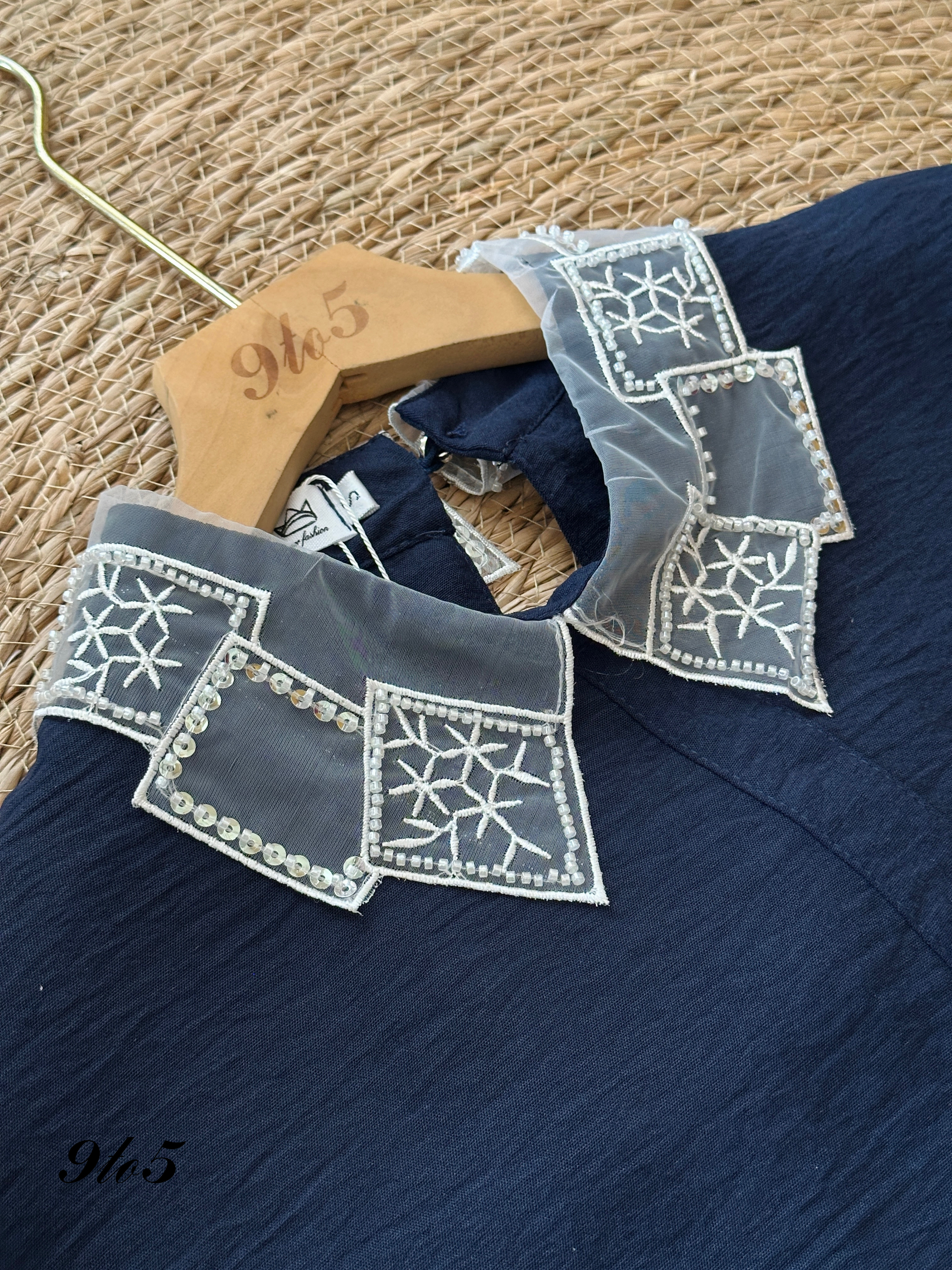 T3947 Peter Pan Blouse - 3 Colors