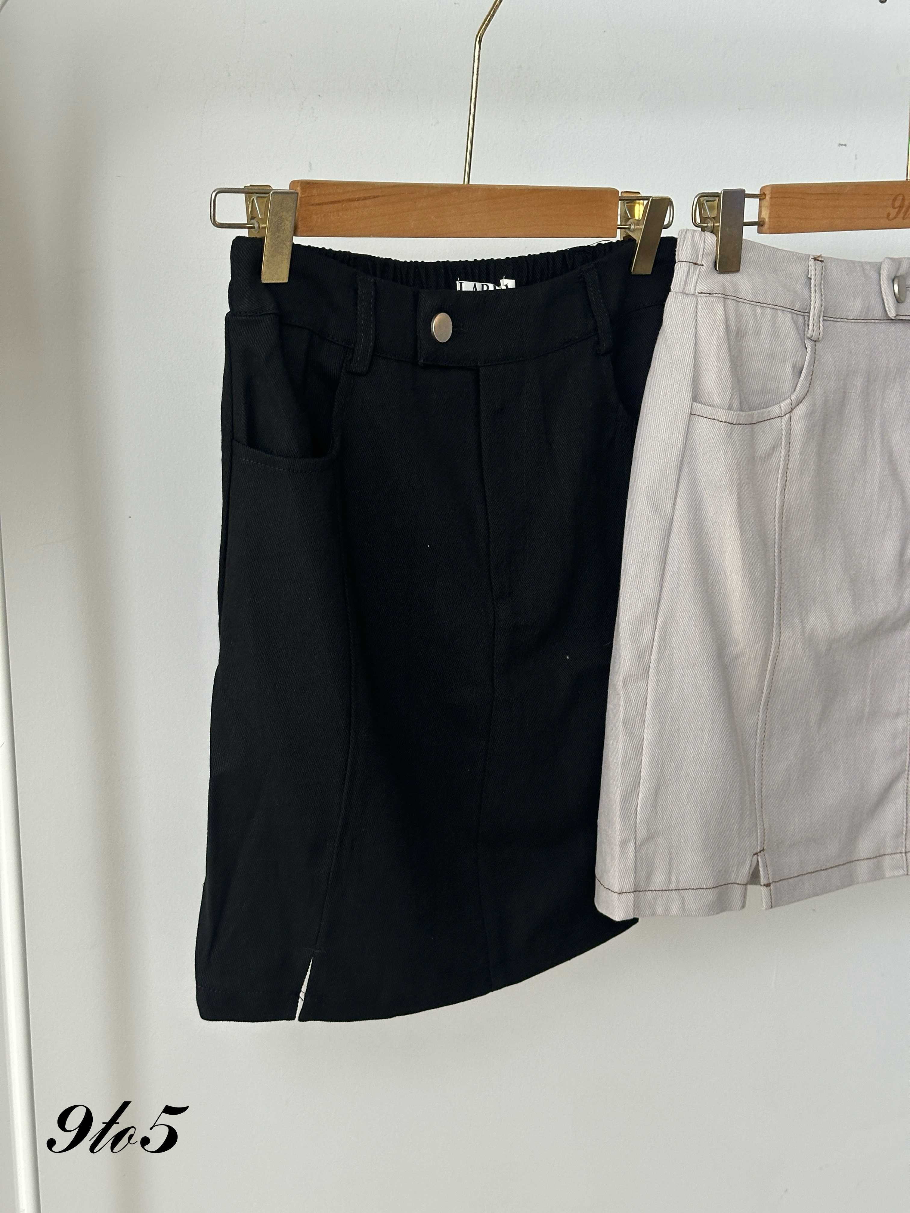 S1821 A Line Short Skirt - 4 Colors 