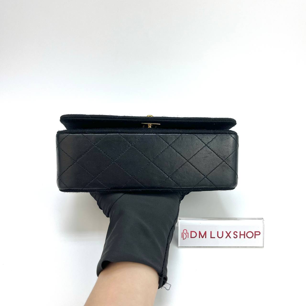 Chanel Cotton Lambskin Flap Bag GHW (Serial 1, Y: 1990)