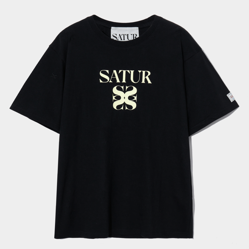 [SATUR] Classic Logo Short Sleeve Classic (4色)