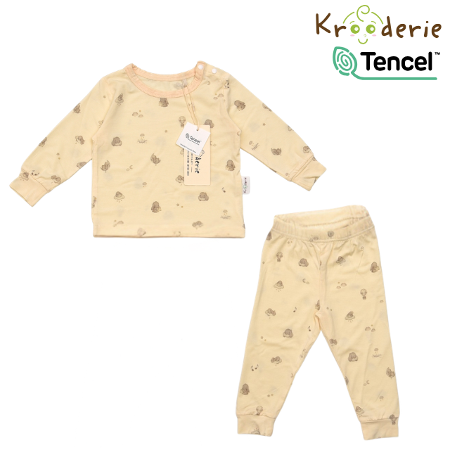 Krooderie TENCEL Baby Long Sleeve Pajamas 