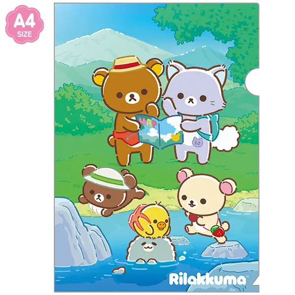 RK 日版 鬆弛熊 泡泡貓系列 A4 FILE(全2款)