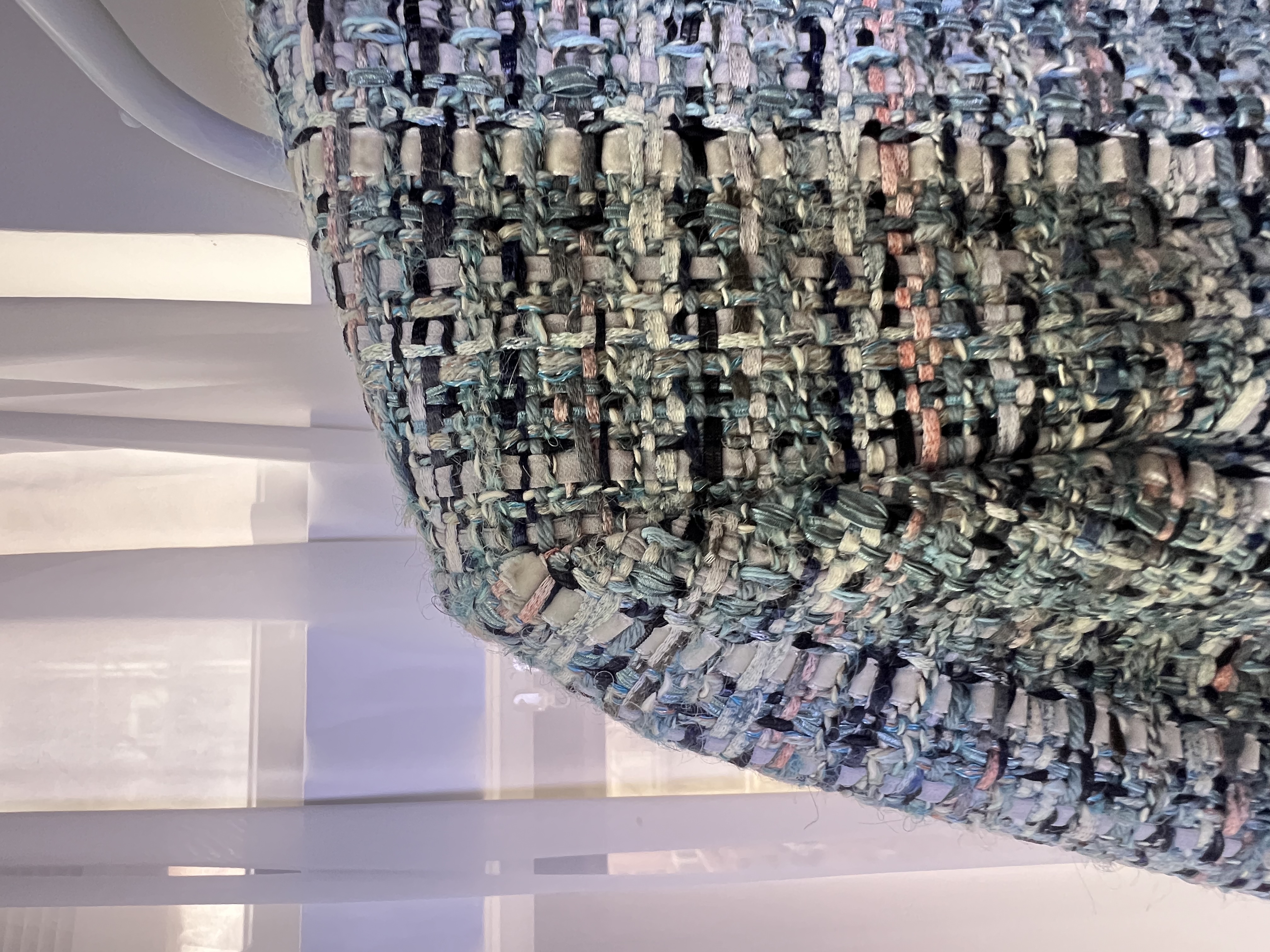 Pre-Owned CHANEL Chanel Double-Breasted Blue Tweed Jacket / Product Code: 26041914