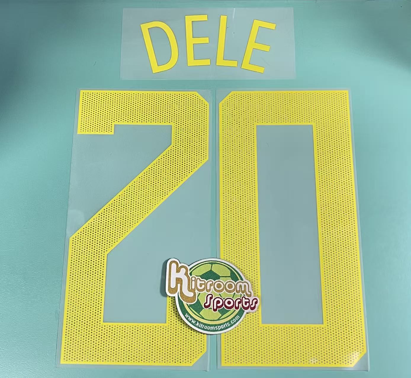 2017-18 Tottenham 3RD UCL Nameset #20 DELE