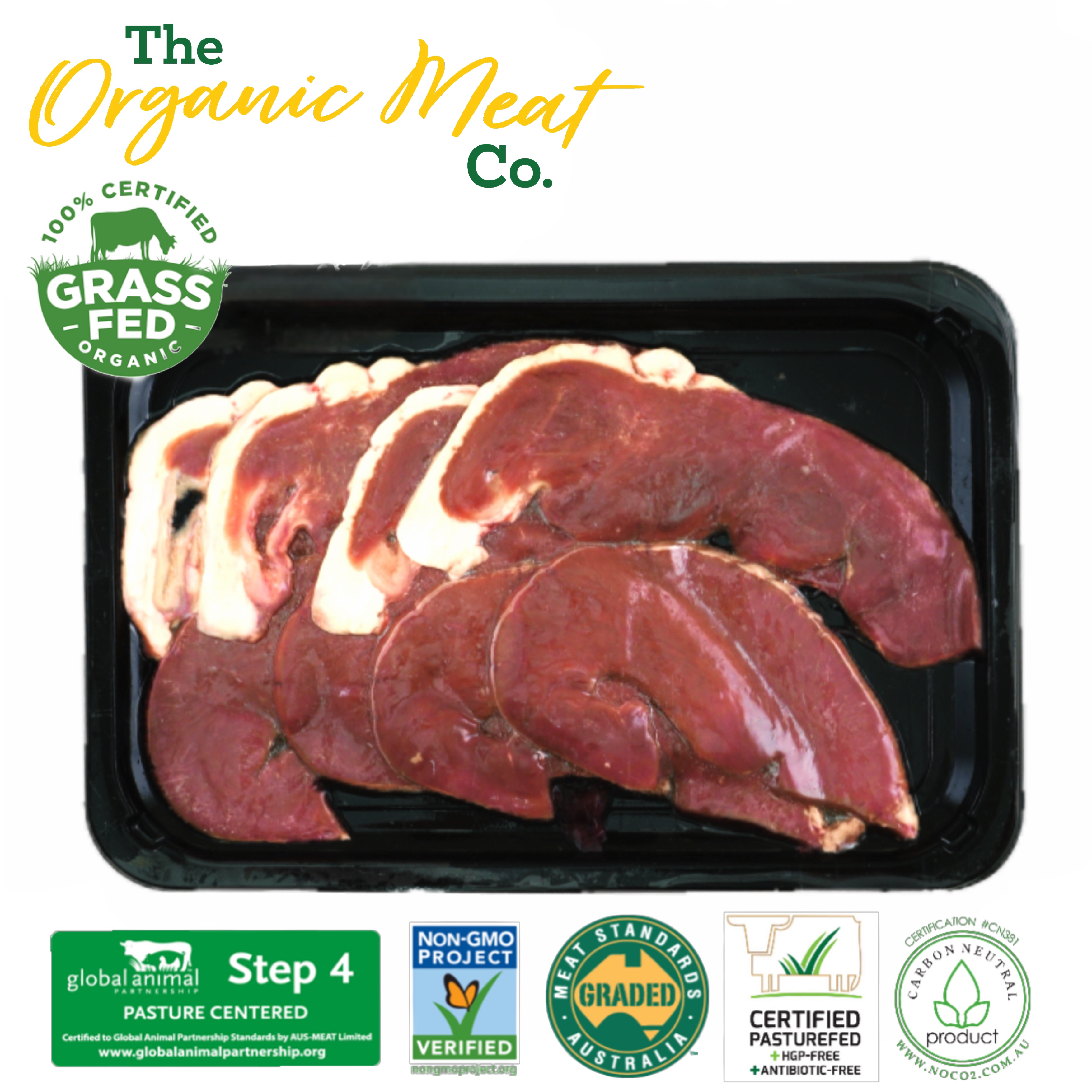 ❄️澳洲 有機全草飼牛心薄片 Australia 100% Organic Grass-fed Beef Heart Slices