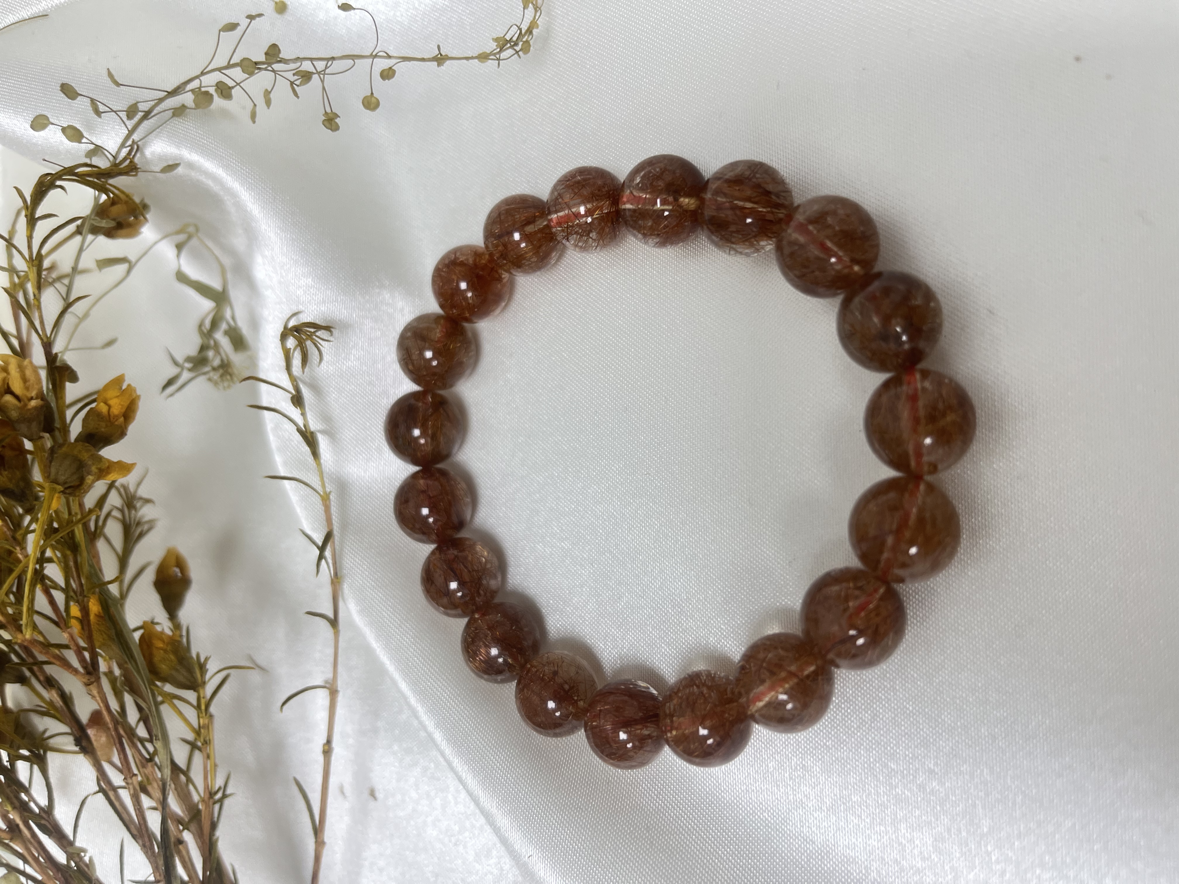 透閃紅銅髮晶 10m+