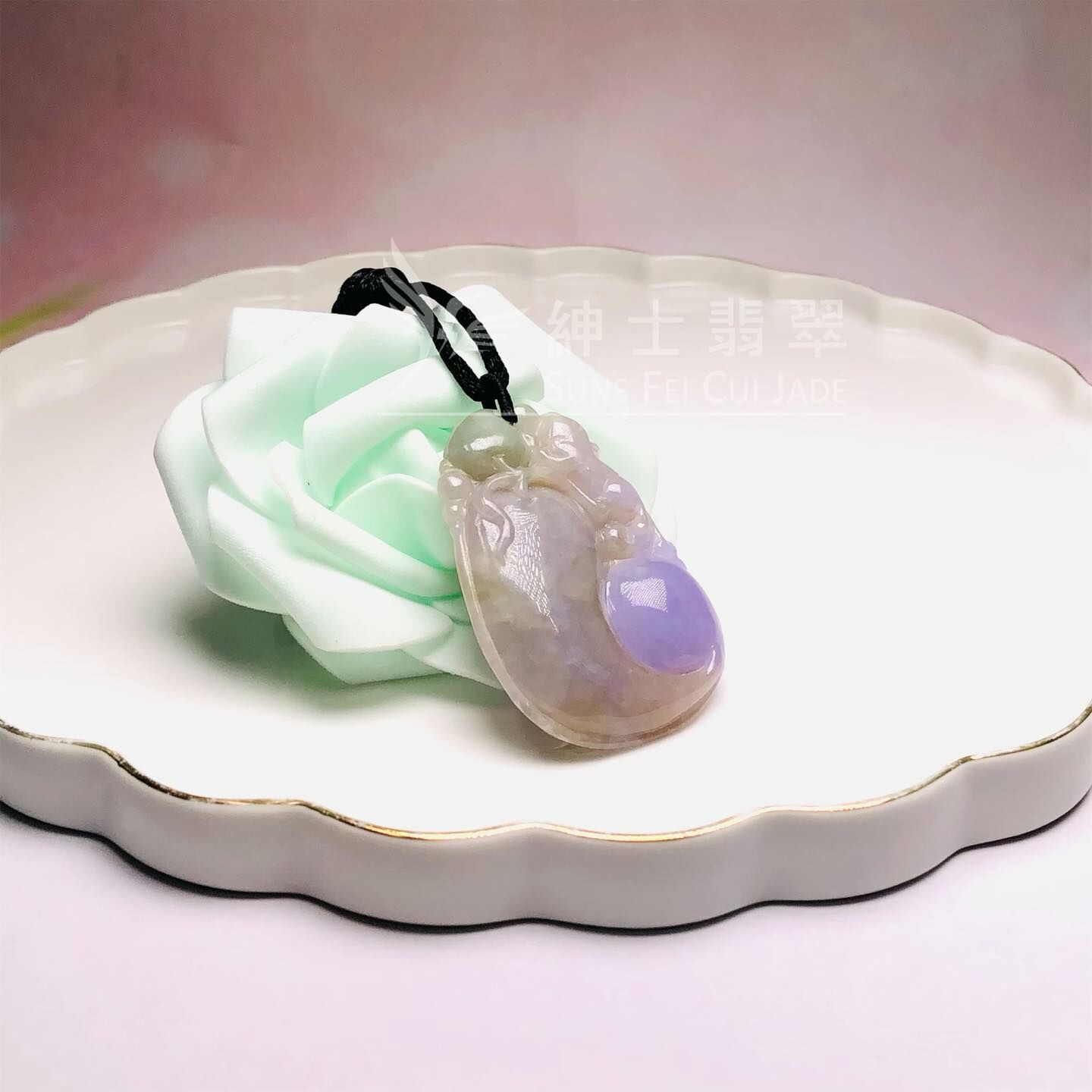 紫蘿蘭福鼠掛件