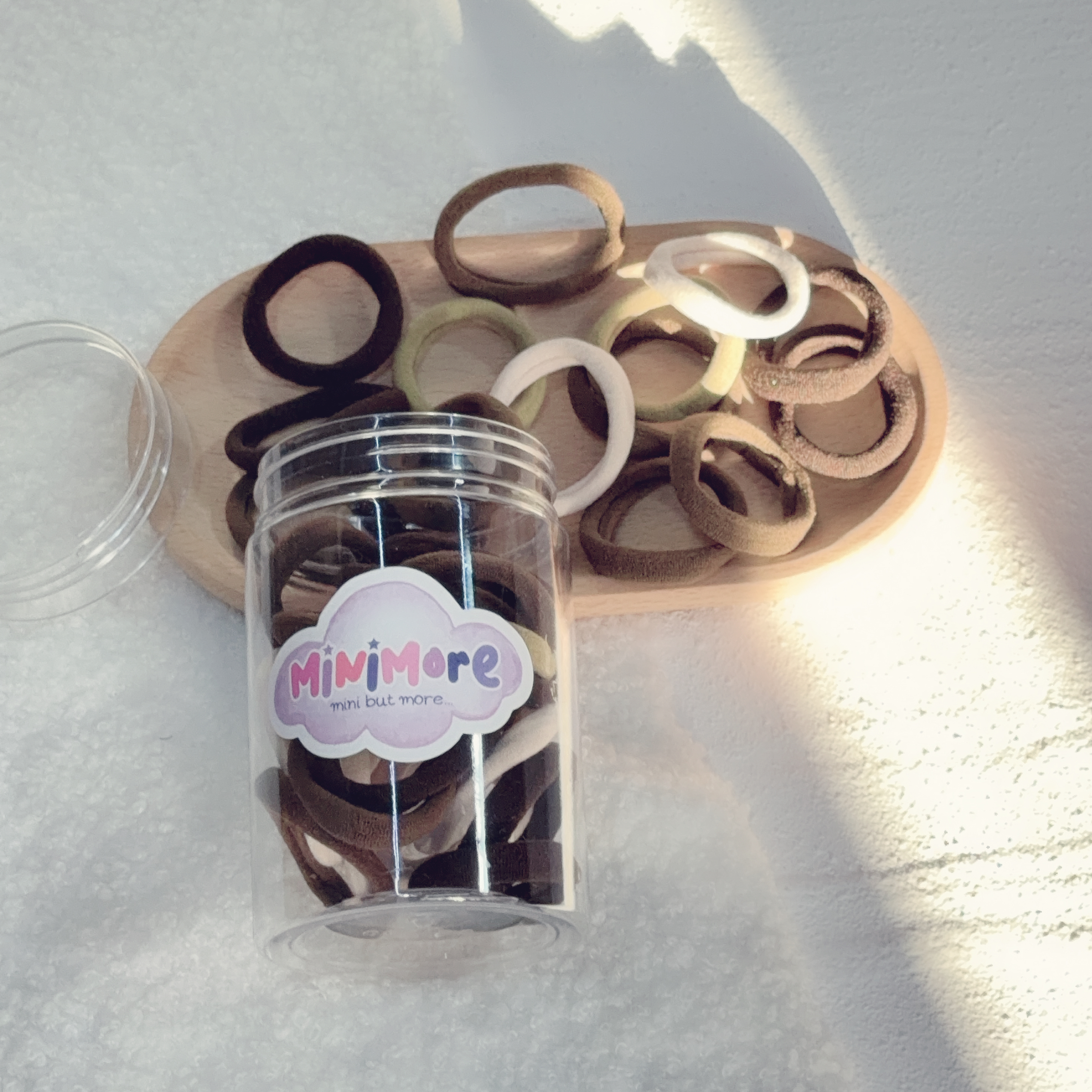 Basic hair tie (Brown) 啡色系軟糯髮圈