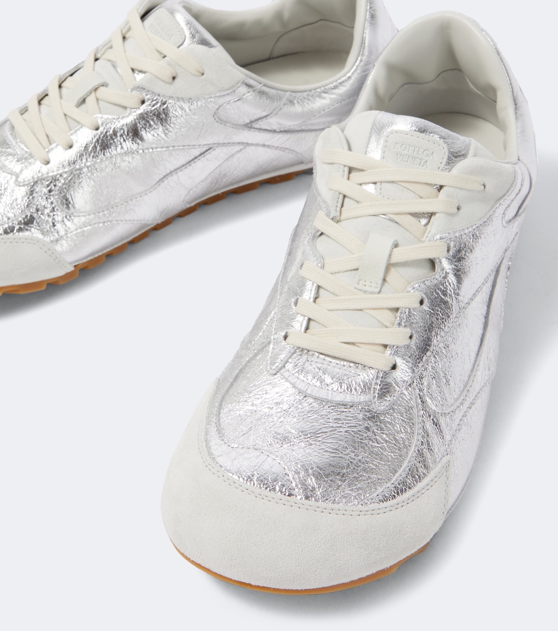 (只限此色) 限時優惠✨訂貨📮BV Orbit flash sneaker 全皮款 Size 36/37/38/39/40/41  Color: silver