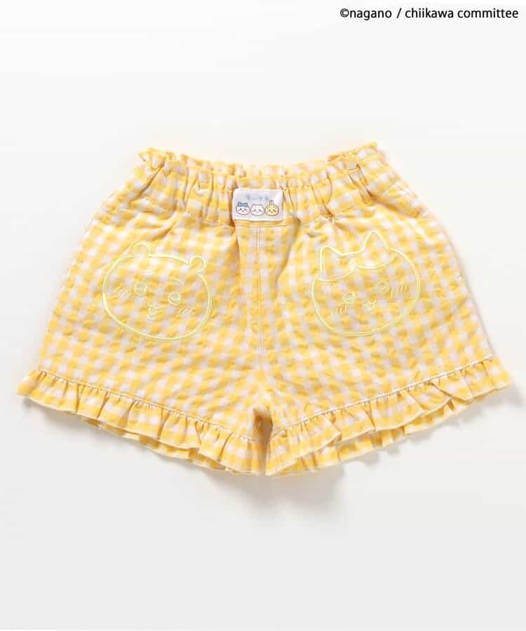 🇯🇵預訂 日本直送🇯🇵Apres les cours x Chiikawa系列兩色人物刺繡格紋荷葉邊短褲